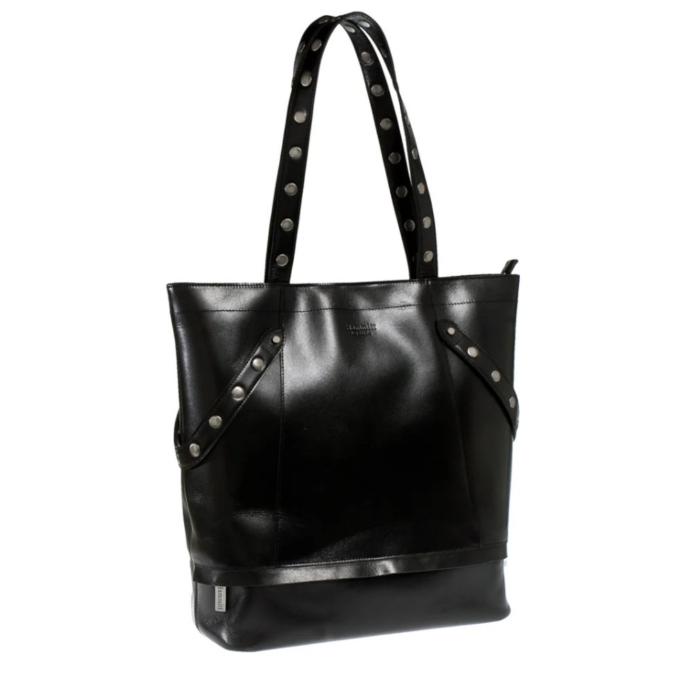 Hammitt Los Angeles Black Leather City Tote: Made in LA - Picture 1 of 5
